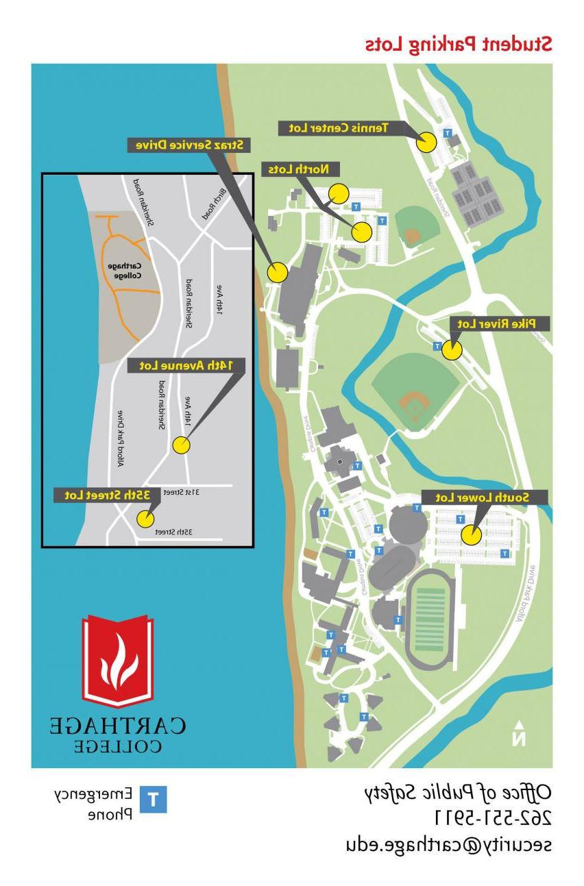2024 Carthage Parking Lot Map
